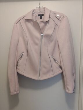 Torrid Pastel Pink Moto Jacket (J806)